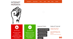 Desktop Screenshot of internetmerdeka.org