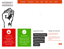 Tablet Screenshot of internetmerdeka.org